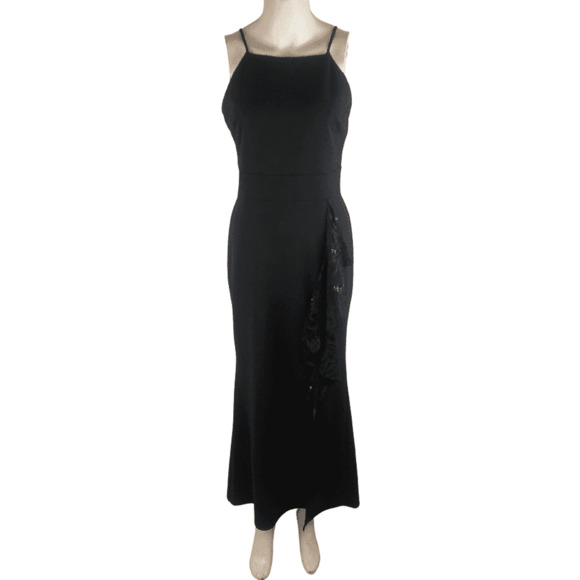 empire waist formal dress GLS Long Prom - Red - XS dress with faux fur Perfect for cocktails Christian Dior Red and Size:6-9 month